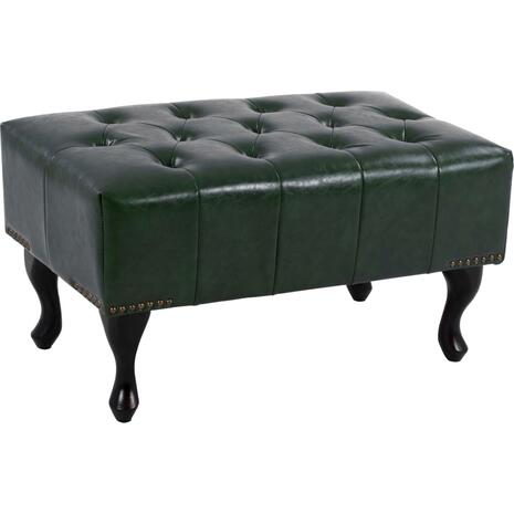 ΤΑΜΠΟΥΡΕ ΥΠΟΠΟΔΙΟ ΚΥΠΑΡΙΣΣΙ PU T.CHESTERFIELD EMMA 80x45x39Y εκ.HM226.08