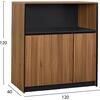 ΝΤΟΥΛΑΠΙ ΓΡΑΦΕΙΟΥ SUPREME 120Χ40Χ120 HM2358