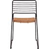 ΚΑΡΕΚΛΑ ΜΕΤΑΛΛΙΚΗ ALLEGRA HM5694 ΜΕ WICKER ΜΠΕΖ 51x54x83Υ εκ.