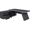 ΓΡΑΦΕΙΟ ΕΠΑΓΓΕΛΜΑΤΙΚΟ ΑΡΙΣΤΕΡΗ ΓΩΝΙΑ ROSEWOOD HM2084L 220X180X76Υεκ.