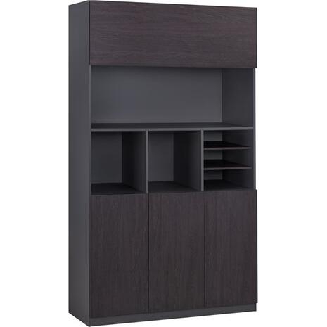 ΒΙΒΛΙΟΘΗΚΗ ΓΡΑΦΕΙΟΥ ΕΠΑΓΓΕΛΜΑΤΙΚΗ ROSEWOOD HM2088 120Χ40Χ200Υ εκ.