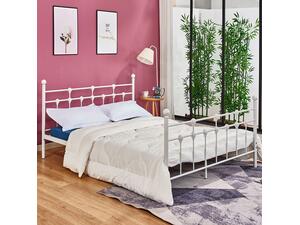 ΚΡΕΒΑΤΙ ΜΕΤΑΛΛΙΚΟ JACINDA 150x200 εκ. ΛΕΥΚΟ ΧΡΩΜΑ HM575.02