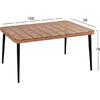 ΣΕΤ ΤΡΑΠΕΖΑΡΙΑΣ 7ΤΜΧ ALLEGRA HM10495 WICKER ΜΠΕΖ-ΜΕΤΑΛΛΟ ΜΑΥΡΟ