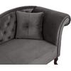 ΑΝΑΚΛΙΝΔΡΟ T.CHESTERFIELD ΓΚΡΙ ΒΕΛΟΥΔΟ NIOVI HM3008.10 ΔΕΞΙ ΜΠΡΑΤΣΟ 189x61x84Yεκ.