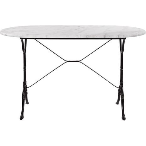 ΤΡΑΠΕΖΙ DELILAH ΜΕ ΒΑΣΗ ΑΠΟ ΜΑΝΤΕΜΙ HM440 ΜΕ ΜΑΡΜΑΡΟ ΟΒΑΛ 120Χ59X72