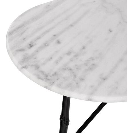 ΤΡΑΠΕΖΙ DELILAH ΜΕ ΒΑΣΗ ΑΠΟ ΜΑΝΤΕΜΙ HM440 ΜΕ ΜΑΡΜΑΡΟ ΟΒΑΛ 120Χ59X72