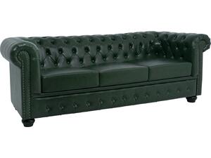 ΚΑΝΑΠΕΣ 3ΘΕΣΙΟΣ T.CHESTERFIELD HM3009.08 ΤΕΧΝΟΔΕΡΜΑ ΚΥΠΑΡΙΣΣΙ 208x90x73 εκ.