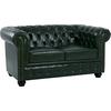 ΚΑΝΑΠΕΣ 2ΘΕΣΙΟΣ T.CHESTERFIELD HM3010.08 ΤΕΧΝΟΔΕΡΜΑ ΚΥΠΑΡΙΣΣΙ 150x90x72 εκ.