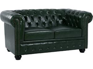 ΚΑΝΑΠΕΣ 2ΘΕΣΙΟΣ T.CHESTERFIELD HM3010.08 ΤΕΧΝΟΔΕΡΜΑ ΚΥΠΑΡΙΣΣΙ 150x90x72 εκ.