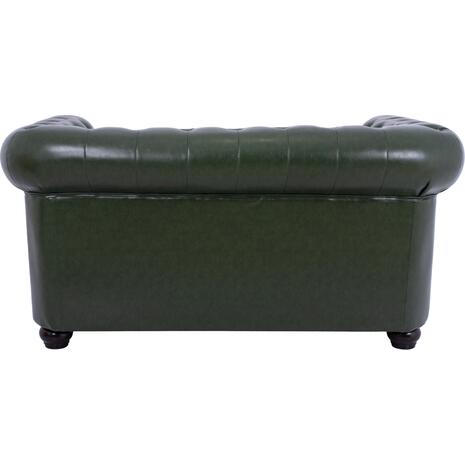 ΚΑΝΑΠΕΣ 2ΘΕΣΙΟΣ T.CHESTERFIELD HM3010.08 ΤΕΧΝΟΔΕΡΜΑ ΚΥΠΑΡΙΣΣΙ 150x90x72 εκ.