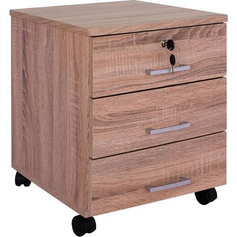 ΣΥΡΤΑΡΙΕΡΑ ΓΡΑΦΕΙΟΥ HAYDEN HM2282.02 ΣΕ SONAMA ΧΡΩΜΑ 39.5x40x46.5Υεκ
