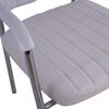 ΚΑΡΕΚΛΑ QUESTA ΜΕ ΜΠΡΑΤΣΑ HM1070.02 ΛΕΥΚΗ 56,5x59x85 cm (σετ 4 τεμαχίων)
