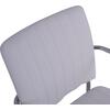 ΚΑΡΕΚΛΑ QUESTA ΜΕ ΜΠΡΑΤΣΑ HM1070.02 ΛΕΥΚΗ 56,5x59x85 cm (σετ 4 τεμαχίων)
