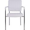 ΚΑΡΕΚΛΑ QUESTA ΜΕ ΜΠΡΑΤΣΑ HM1070.02 ΛΕΥΚΗ 56,5x59x85 cm (σετ 4 τεμαχίων)