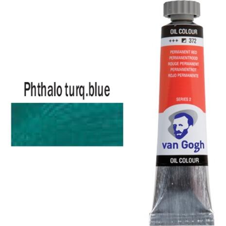Χρώμα λαδιού Talens Van Gogh 20ml Νο565 Phthalo Turquoise Blue (series 2)