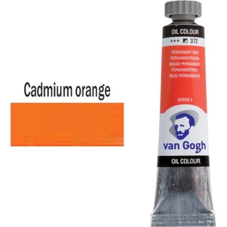 Χρώμα λαδιού Talens Van Gogh 20ml Νο211 Cadmium Orange (series 2)