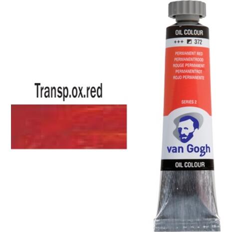 Χρώμα λαδιού Talens Van Gogh 20ml Νο378 Transparent Oxide Red (series 2)