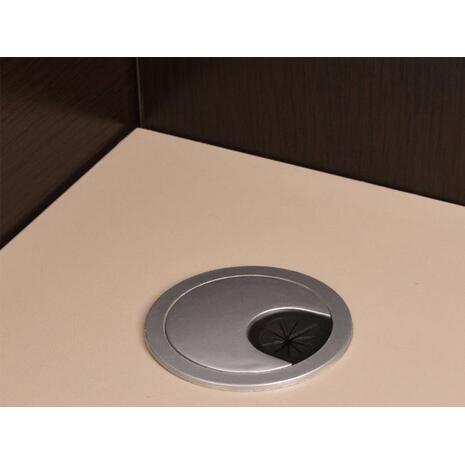 ΓΡΑΦΕΙΟ ΥΠΟΔΟΧΗΣ DALTON HM2068.01 ΜΕΛΑΜΙΝΗ ΣΕ WENGE-ΜΠΕΖ 240x80x106Υεκ.