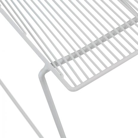 ΚΑΡΕΚΛΑ ΜΕΤΑΛΛΙΚΗ ΛΕΥΚΗ ICARUS HM8010.02 54x57x79cm (Λευκό)