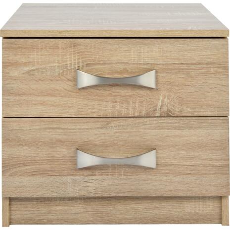 ΚΟΜΟΔΙΝΟ ΜΕ 2 ΣΥΡΤΑΡΙΑ ΚΑΙ ΧΕΡΟΥΛΙ ASHLYN HM2235.02 SONAMA 48x40x42εκ.