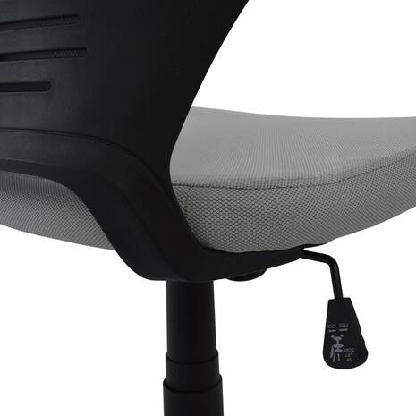 ΚΑΡΕΚΛΑ ΓΡΑΦΕΙΟΥ ANIVIA HM1073.21 ΓΚΡΙ & ΣΚΕΛΕΤΟ ΜΑΥΡΟ 64x61x127 cm (Γκρι)