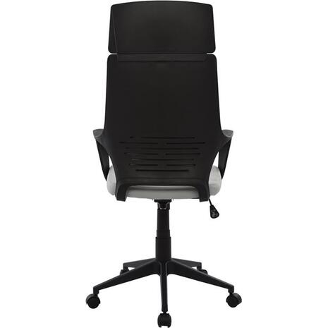 ΚΑΡΕΚΛΑ ΓΡΑΦΕΙΟΥ ANIVIA HM1073.21 ΓΚΡΙ & ΣΚΕΛΕΤΟ ΜΑΥΡΟ 64x61x127 cm (Γκρι)