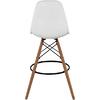 ΣΚΑΜΠΟ ΜΠΑΡ RENATA HM0173.01 ΛΕΥΚΟ 58x56x107Υ εκ. (σετ 4 τεμαχίων)