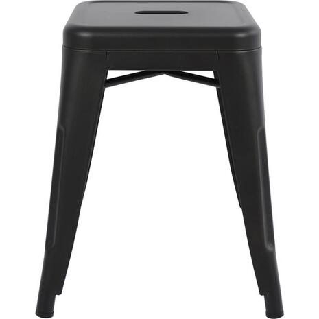 ΣΚΑΜΠΩ ΜΕΤΑΛΛΙΚΟ HM0096.22 MELITA ΣΕ ΜΑΥΡΟ ΜΑΤ 39x39x46 εκ.