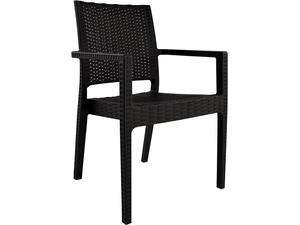 ΠΟΛΥΘΡΟΝΑ ΠΟΛΥΠΡΟΠΥΛΕΝΙΟΥ ΒΑΡΕΩΣ ΤΥΠΟΥ KAGANU DARK BROWN HM5134.09 57x55,5x89 εκ.