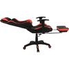 ΚΑΡΕΚΛΑ ΓΡΑΦΕΙΟΥ GAMING HM1063.01 SPEED ΜΑΥΡΟ ΚΟΚΚΙΝΟ & ΥΠΟΠΟΔΙΟ 68 x 71,5 x 134 cm