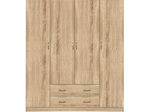 ΝΤΟΥΛΑΠΑ 4ΦΥΛΛΗ ΜΕ 2 ΣΥΡΤΑΡΙΑ AZALEA 200Χ180Χ55.5εκ HM353.02 SONAMA
