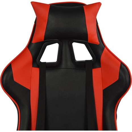 ΠΟΛΥΘΡΟΝΑ GAMING ZAYN HM1056.01 ΜΑΥΡΟ-ΚΟΚΚΙΝΟ PU 67x70x134 εκ.