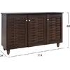 ΠΑΠΟΥΤΣΟΘΗΚΗ-ΝΤΟΥΛΑΠΙ 3 ΠΟΡΤΕΣ IGGY HM2211.01 WENGE 114Χ34Χ68εκ.