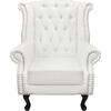 ΠΟΛΥΘΡΟΝΑ-ΜΠΕΡΖΕΡΑ T.CHESTERFIELD POLINA HM0053.02 PU ΛΕΥΚΟ ΜΑΤ 83x75x107Yεκ. (Λευκό)