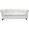 ΚΑΝΑΠΕΣ 3ΘΕΣΙΟΣ T.CHESTERFIELD HM3009.02 ΤΕΧΝΟΔΕΡΜΑ ΛΕΥΚΟ ΜΑΤ 208x90x73 εκ.