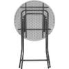 ΤΡΑΠΕΖΙ ΜΠΑΡ CATERING-ΣΥΝΕΔΡΙΟΥ HM5066 Φ81Χ110 εκ.ΠΤΥΣΣΟΜΕΝΟ