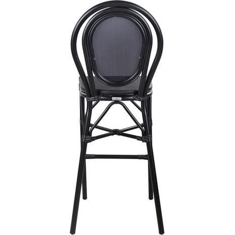 ΣΚΑΜΠΟ ΑΛΟΥΜΙΝΙΟΥ AZARIA HM5060 BAMBOO LOOK ΜΑΥΡΟ ΜΕ TEXTLINE 44x52x115Υεκ.