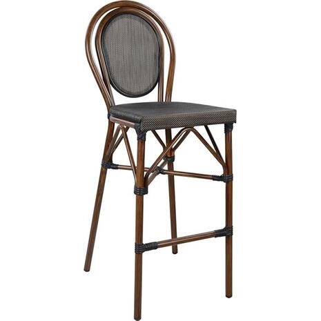 ΣΚΑΜΠΟ ΑΛΟΥΜΙΝΙΟΥ AZARIA HM5059 BAMBOO LOOK ΚΑΦΕ ΜΕ TEXTLINE 44x52x115Υεκ