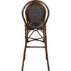 ΣΚΑΜΠΟ ΑΛΟΥΜΙΝΙΟΥ AZARIA HM5059 BAMBOO LOOK ΚΑΦΕ ΜΕ TEXTLINE 44x52x115Υεκ