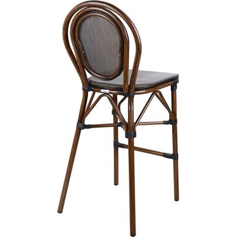ΣΚΑΜΠΟ ΑΛΟΥΜΙΝΙΟΥ AZARIA HM5059 BAMBOO LOOK ΚΑΦΕ ΜΕ TEXTLINE 44x52x115Υεκ