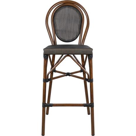ΣΚΑΜΠΟ ΑΛΟΥΜΙΝΙΟΥ AZARIA HM5059 BAMBOO LOOK ΚΑΦΕ ΜΕ TEXTLINE 44x52x115Υεκ