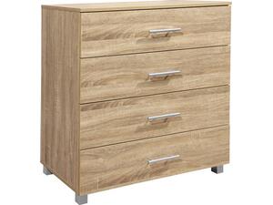 ΣΥΡΤΑΡΙΕΡΑ ΜΕΛΑΜΙΝΗΣ BRIANA HM2204.02 ME 4 ΣΥΡΤΑΡΙΑ SONAMA 75x40x83Y εκ.