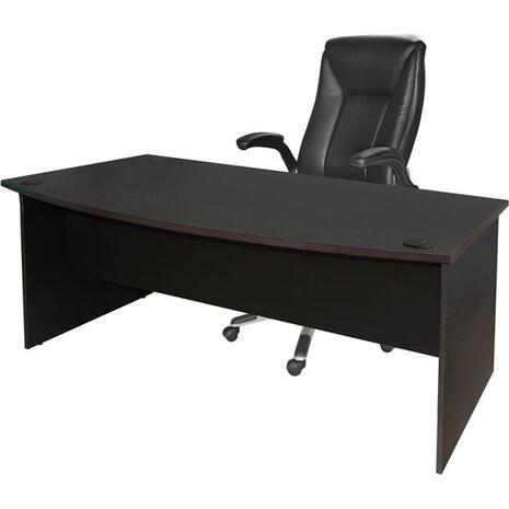 ΓΡΑΦΕΙΟ ΕΠΑΓΓΕΛΜΑΤΙΚΟ 180x93.5x74.6 CAITLYN HM2017.02 WENGE