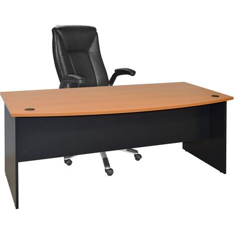 ΓΡΑΦΕΙΟ ΕΠΑΓΓΕΛΜΑΤΙΚΟ 180x93.5x74. CADAK HM2017.01 ΓΚΡΙ-ΟΞΙΑ
