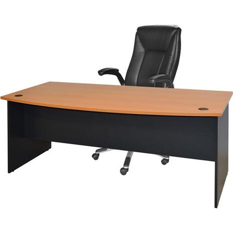 ΓΡΑΦΕΙΟ ΕΠΑΓΓΕΛΜΑΤΙΚΟ 180x93.5x74. CADAK HM2017.01 ΓΚΡΙ-ΟΞΙΑ
