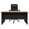 ΓΡΑΦΕΙΟ ΕΠΑΓΓΕΛΜΑΤΙΚΟ ABELINA 150x75x75 HM2016.01 ΓΚΡΙ-ΟΞΙΑ
