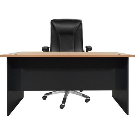 ΓΡΑΦΕΙΟ ΕΠΑΓΓΕΛΜΑΤΙΚΟ ABELINA 150x75x75 HM2016.01 ΓΚΡΙ-ΟΞΙΑ