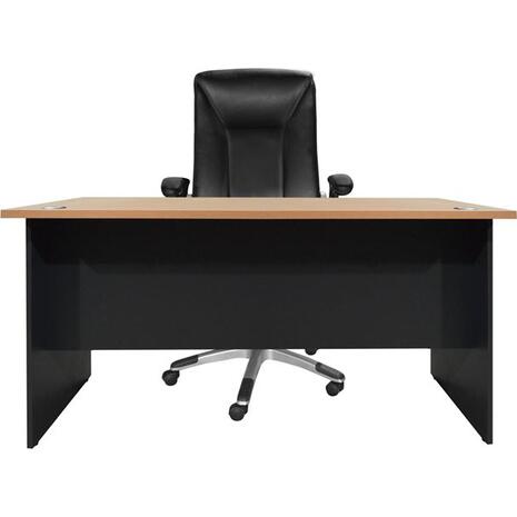 ΓΡΑΦΕΙΟ ΕΠΑΓΓΕΛΜΑΤΙΚΟ SIENNA 120x70x75Y-- HM2015.01 ΓΚΡΙ-ΟΞΙΑ