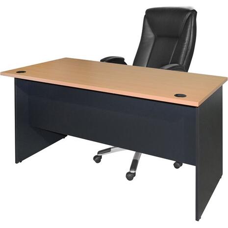 ΓΡΑΦΕΙΟ ΕΠΑΓΓΕΛΜΑΤΙΚΟ SIENNA 120x70x75Y-- HM2015.01 ΓΚΡΙ-ΟΞΙΑ