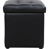 ΣΚΑΜΠΩ ΜΕ ΑΠΟΘΗΚΕΥΤΙΚΟ ΧΩΡΟ PU ΜΑΥΡΟ CUBE HM224.01 36,5x36,5x36Υεκ.